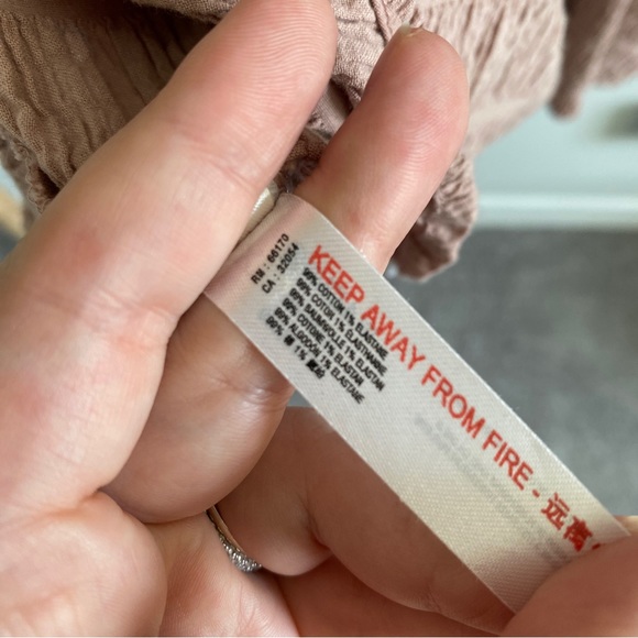 Free People Kaylani Tunic Mauve Pink Sz Small - Picture 9 of 9